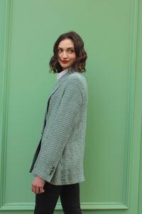Louise Green Plaid Jacket Giverny