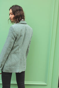 Louise Green Plaid Jacket Giverny