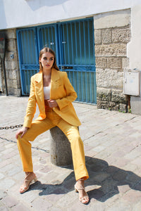 Oversized jacket Mathilde - Tuileries Yellow