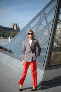 Louise -Chambord Grey Jacket