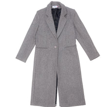 Upload image to gallery, Grey wool coat
